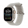 Apple Watch Ultra 4 GPS+Cellular, 49 мм, Natural Titanium, Ocean Band (TransluGray)